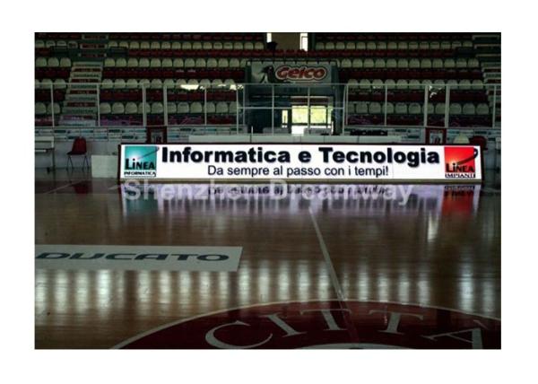 Cheap PH10 1R1G1B Perimeter LED Display Screen With video processor , Surrounding Stadium LED Display for sale