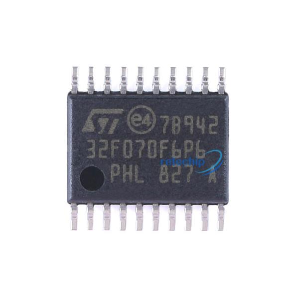 Cheap Stm32f070f6p6 Mcu Chips 32kb Arm Cortex M0 Processor 6kb 48mhz Flash Tssop20 for sale