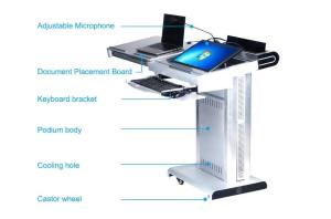 Quality Integrated Multimedia Podium Smart Lectern Foldable With Latest Controller wholesale