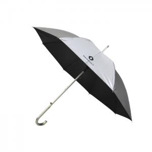 Quality Plastic Handle Polyester Pongee Custom Logo Golf Umbrellas wholesale