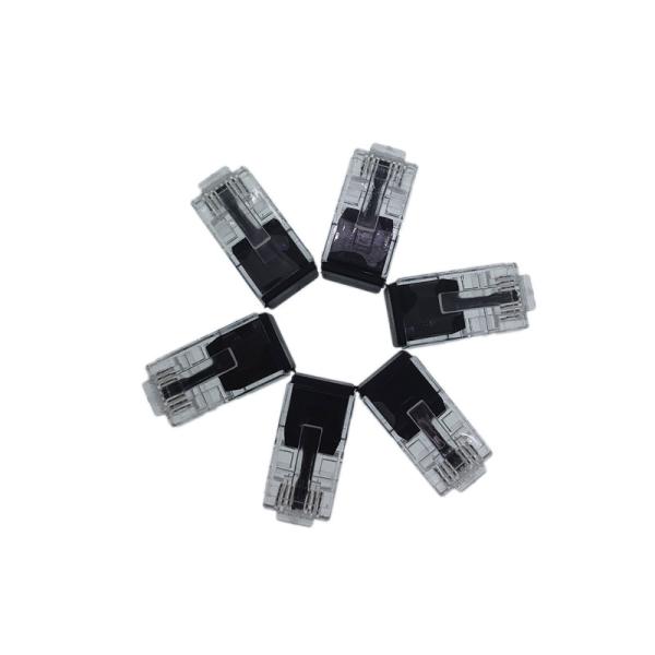 Cheap Ethernet Cat5e Shielded Cable Connector RJ45 Modular Plug Jack Socket 8P8C 8 Position With 120 Ohm Resistor for sale