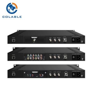 Quality MPEG - 2 MPEG - 4 AVC / H 264 DVB S2 Encoder Modulator With SDI HDMI CVBS YPbPr Input COL5011U-B wholesale