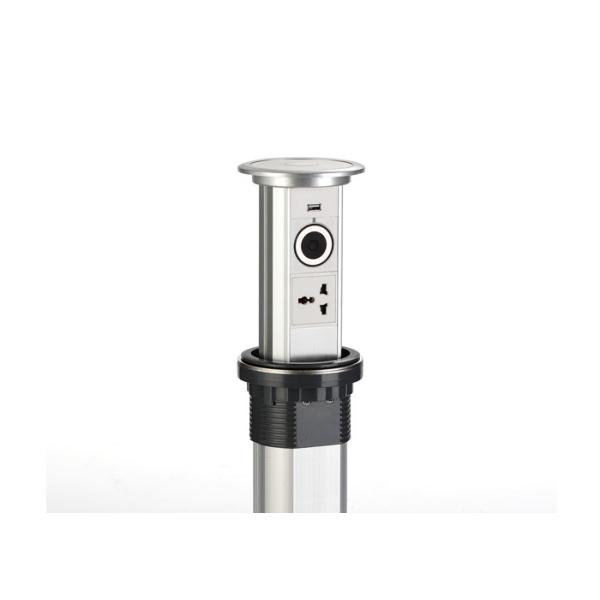 Pop Up Design Countertop Electrical Outlet Space - Saving IP44 Waterproof