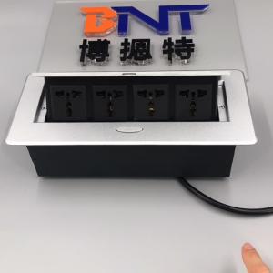 Quality multi functional desktop power pop up socket/desk socket hidden outlets for office wholesale