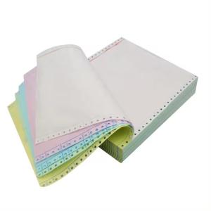One sided Perforated Continuous Computer Form Paper With 92% Brightness