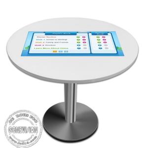 China Ten-point Touch Round Smart Coffee Table for Multi-Touch Entertainment and Functionality on sale