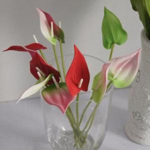 China Real Touch PU Small Anthurium, 31cm Total Height on sale