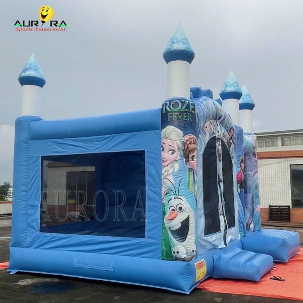 Backyard Inflatable Moonwalk Bounce House Frozen Jumping Inflatable Bouncer