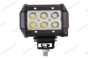 Quality 18W High Intensity CREE LEDS Double Row Led Light Bar Waterproof IP67 10 - 30V wholesale