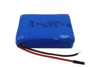 Quality 2s1p 803448 7.4V 1300mAh Custom Battery Pack / Li Polymer Battery wholesale