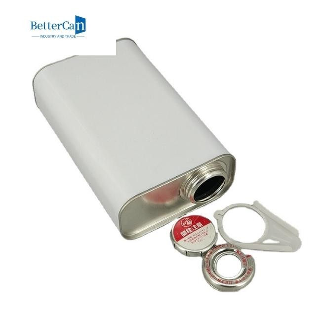 Solvent Paint Tin Suppliers , Square Empty Metal Paint Tins ISO9001