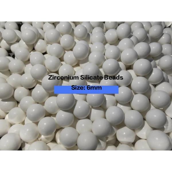 65 Zirconium Silicate Beads 1.6-1.8mm Grinding Media For Painting,Ink, Paint