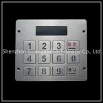 Industrial Usb Numeric Keypad With Display , Self Service Terminal Keyboard With