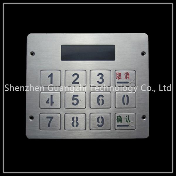 Industrial Usb Numeric Keypad With Display , Self Service Terminal Keyboard With