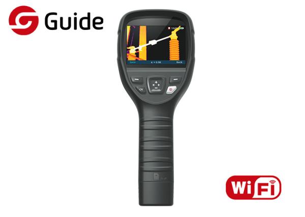 Cheap WIFI Connectivity Handheld Thermal Imaging Camera With 160×120 17μM Guide B160V for sale
