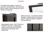 Multi Touch Usb I2c Projection PCAP Fanless Capacitive Touch Screen Panel 21.5