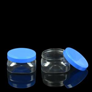 Quality Electroplating 100ml 500ml PET Jar Packaging PET Square Jars Deodorant Empty Containers wholesale
