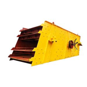 Quality Building Materials Rectangular Vibrating Screen Machine With Circular Motion wholesale