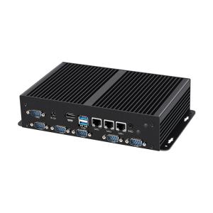 Quality Industrial Mini Fanless Computer Intel Core Series Processor 1115G4 3LAN 6COM DDR4 RAM wholesale