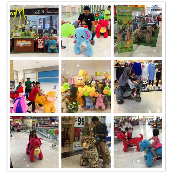 Hansel entertainment zoo rider toy to kids battery operated animal walker go karts