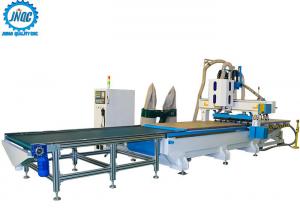 Quality Loading Unloading CNC Machine Panel Furniture Production Line With Boring Head / Drilling wholesale