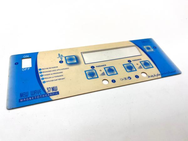Cheap Glossy Finish Polyester Transparent Window Membrane Switches Keyboard For CNC Machine for sale