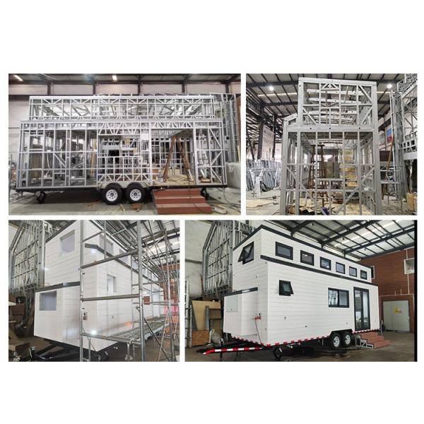 Prefab Tiny House On Wheels With 1 Bedroom And Bathroom Ready To Ship