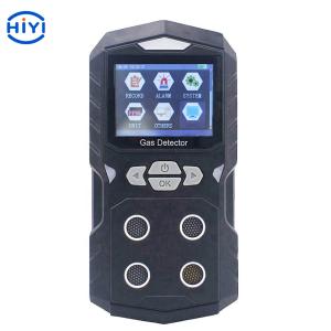 China 4 In 1 Handheld Multi Gas Detector 100PPM 1000PPM Data Logging Voice Alarm on sale
