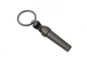 Quality IMEGA Black Metal Bottle Opener Laser Engraving Wine Corkscrew Keychain wholesale