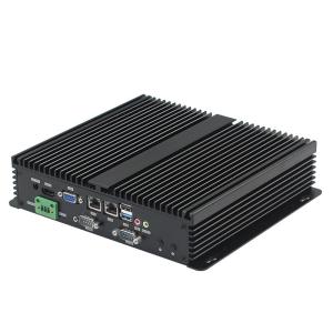 China Industrial 12V Mini Computer , Embedded Mini PC Dual Core Intel Broadwell 5th I3 I5 I7 CPU on sale