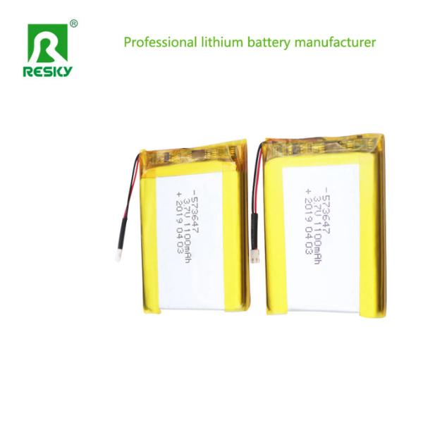 Prismatic Pouch Lithium Polymer Battery Cell 553450 3.7V 1100mAh Power Storage Batteries