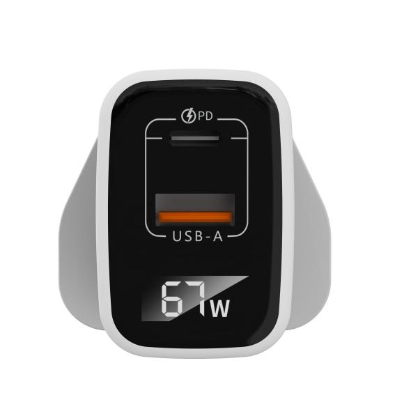 67W USB C Charger GaN Fast Charging Block Compatible with MacBook