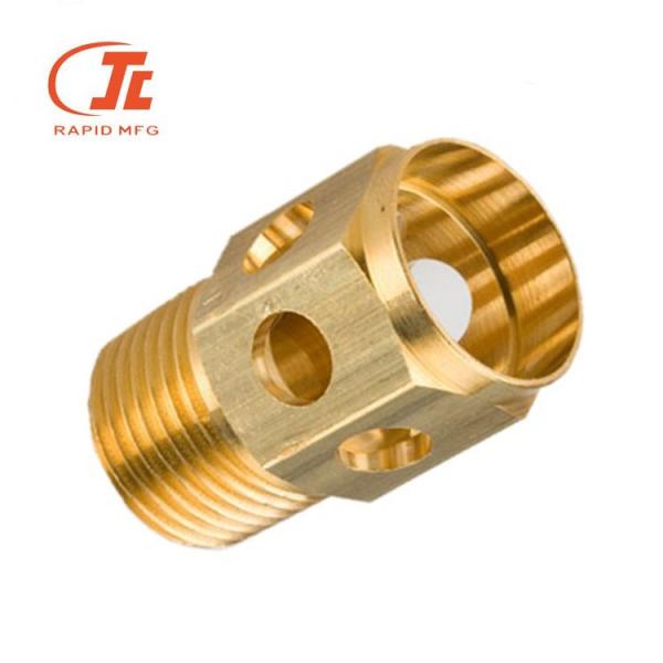Lathe Machining Turning CNC Turning Parts Copper / Brass Auto Components Durable