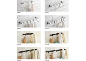Quality Wall Mounted Zinc Or Brass Bathroom Robe Hooks wholesale