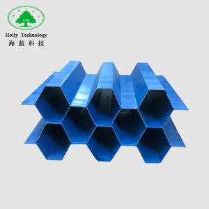 China 1mm Black Lamella Clarifier Tube Settler Media , Pp Tube Settler For Sewage Water Treatment on sale