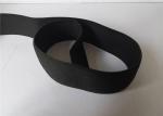 Black Pineapple Pattern Polyester Elastic Webbing / Elastic Webbing Straps For