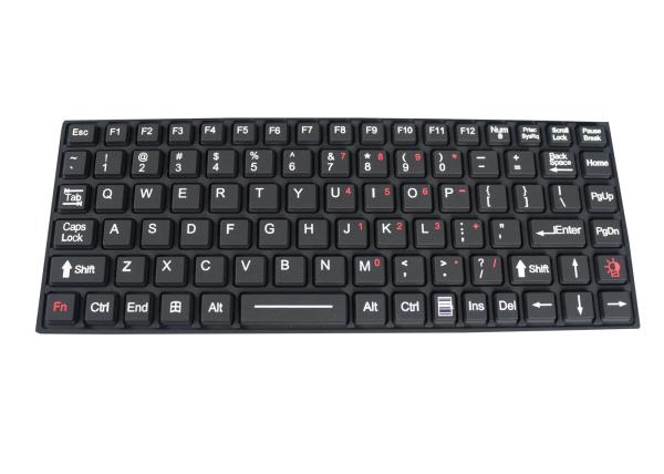 Dynamic Sealed Ruggedized Backlit Keyboard Panel Mounted Keyboard With Matrix