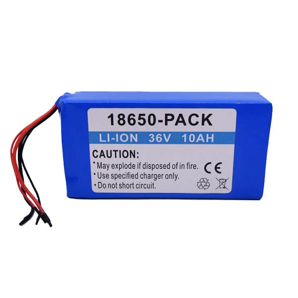 Customizable High-Performance Li-ion Batteries 18650 10S4P 24V 36V 48V 10Ah Lithium Battery Pack for E Bike