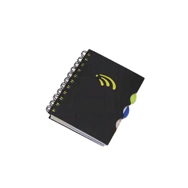 Cheap PP Cover A5 Project Notebook with Horizontal Line Inside Pages and Colored PP Dividers for sale
