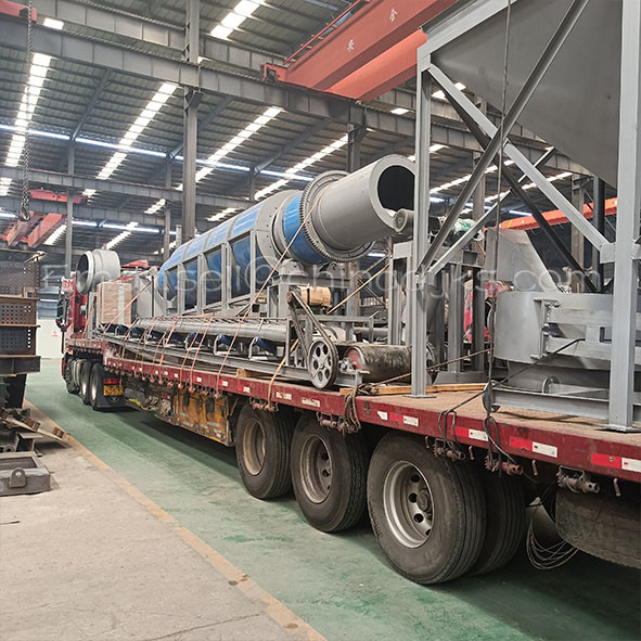 Electric Heat Rotary Drying Equipmen Indirect Heating