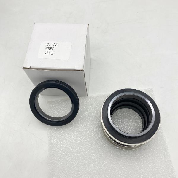 Single Spring Mechanical Seals Double End Face Rubber Bellow