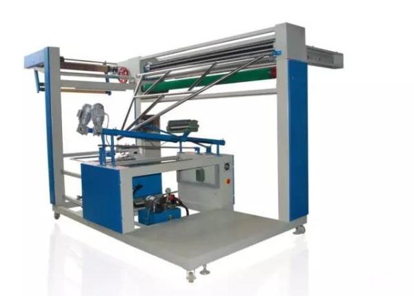 Cheap Automatic Woven Farbic Double Folding & Sewing Machine equipped PLC program control system for sale