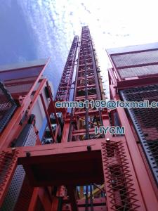 Customized 500kg Passenger Hoist Elevator SC50 Inside Tower Cranes Mast Section