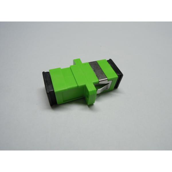 Simplex SC APC SM Fiber Optic Adapter Stability With Green Housing