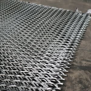 4x8 Sheet Galvanized Stretched Expanded Metal Mesh Diamond Hexagonal Hole