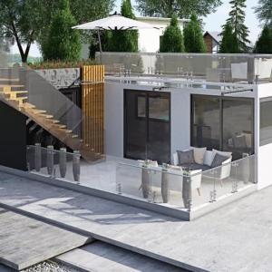 Quality 20 Flat Pack Containers Modular Buildings Color Painted With Window Roof wholesale