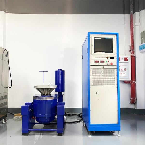Small Electrodynamic Shaker With Head Expander For Sine Dwell Vibration Testing