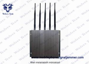 Remote Controlled Cell Phone GPS Jammer Stable Jamming Range Up To 40m