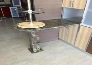 Quality Residencial Green Granite Countertops Kitchen Sink Countertop Top / Edges Polished wholesale