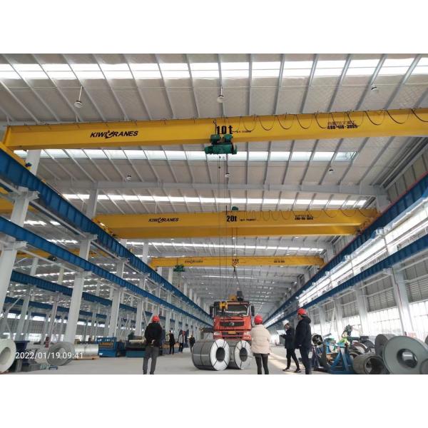Single Girder Bridge Crane Easy Operation And 12.5 Ton Warehouses